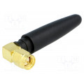 GSM-ANT401-R; Antenna; GSM; 2dBi; linear; Mounting: twist-on,angular; 50Ω; SR PASSIVES