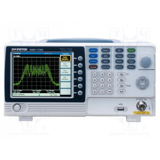 GSP-730; Spectrum analyzer; Display 1: LCD TFT 5,6 GSP-730; Spectrum analyzer; Display 1: LCD TFT 5,6