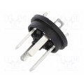 933112100 GSSNR 300; Connector: valve connector; socket; form C; 8mm; male; PIN: 4; 6A; HIRSCHMANN