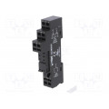 GZMB80; Socket; PIN: 8; 10A; 300VAC; Mounting: DIN; Leads: spring clamps; RELPOL