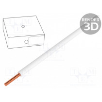 28774; Wire; H05V-U; solid; Cu; 0.75mm2; white; PVC; 300/500V; 100m; HELUKABEL