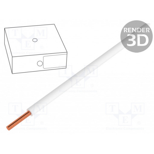 28774; Wire; H05V-U; solid; Cu; 0.75mm2; white; PVC; 300/500V; 100m; HELUKABEL