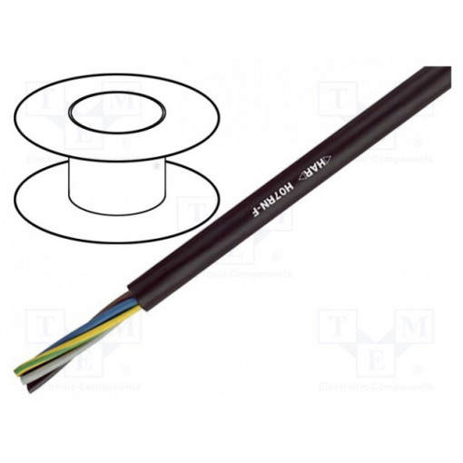 1600096; Wire; H07RN-F; stranded; Cu; 1x1,5mm2; rubber; black; 450/750V; LAPP KABEL 1600096; Wire; H07RN-F; stranded; Cu; 1x1,5mm2; rubber; black; 450/750V; LAPP KABEL