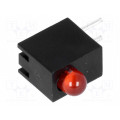H30C-1SD; LED; in housing; red; 3mm; No.of diodes: 1; 20mA; Lens: diffused,red; LUCKY LIGHT