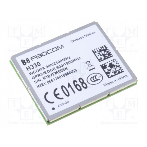 H330 A30-00; Module: GSM; Down: 21Mbps; Up: 5.76Mbps; 3G; LGA120; HSPA+,WCDMA; FIBOCOM H330 A30-00; Module: GSM; Down: 21Mbps; Up: 5.76Mbps; 3G; LGA120; HSPA+,WCDMA; FIBOCOM