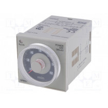 H3CR-H8L 24AC/DC M; Timer; 0,05÷12min; DPDT; 250VAC/5A; 24VAC; 24VDC; octal; -10÷55°C; OMRON