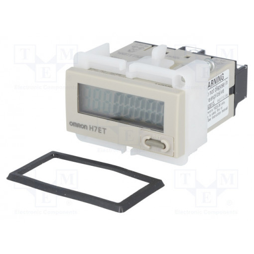 H7ET-N1; Counter: electronical; with access lock; LCD; working time; OMRON