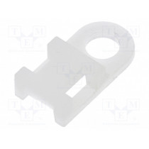 HC-0L; Screw mounted clamp; polyamide; natural; B: 5.5mm; H: 5mm; L: 190mm; KSS WIRING