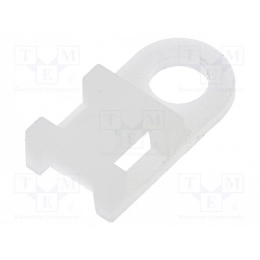 HC-0L; Screw mounted clamp; polyamide; natural; B: 5.5mm; H: 5mm; L: 190mm; KSS WIRING