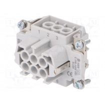 1648128; Connector: rectangular; female; Pitch: 44x27mm; 500V; 24A; PIN: 6; PHOENIX CONTACT