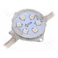HC-F12V-F45-6L-WS2811; Module: LED; Colour: RGB; IP68; No.of diodes: 6; Case: 5050,PLCC6; WORLDSEMI