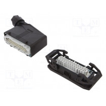 1407713; Connector: HDC; male + female; Pitch: 104x27mm; 500V; 16A; PIN: 24; PHOENIX CONTACT