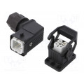 1424447; Connector: HDC; male + female; Pitch: 1x screw (21x21mm); 230V; PHOENIX CONTACT