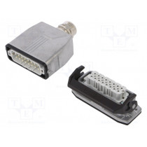 1424461; Connector: HDC; male + female; Pitch: 66x16mm; 250V; 16A; PIN: 16; PHOENIX CONTACT