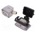 1416353; Connector: HDC; male + female; Pitch: 44x27mm; 500V; 16A; PIN: 6; PHOENIX CONTACT