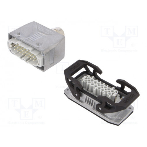 1416349; Connector: HDC; male + female; Pitch: 77,5x27mm; 500V; 16A; PIN: 16; PHOENIX CONTACT