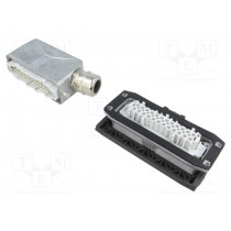 1416358; Connector: HDC; male + female; Pitch: 104x27mm; 500V; 16A; PIN: 24; PHOENIX CONTACT