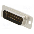 HDAB-15P(05); D-Sub; PIN: 15; plug; male; soldering; Series: HD; HIROSE HDAB-15P(05); D-Sub; PIN: 15; plug; male; soldering; Series: HD; HIROSE