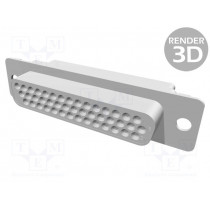 1658683-1; D-Sub HD; PIN: 44; plug; female; Type: w/o contacts; Series: HDP-22; TE Connectivity