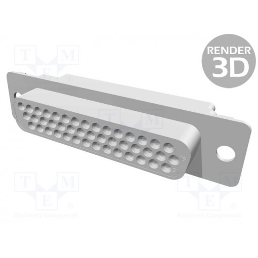 1658683-1; D-Sub HD; PIN: 44; plug; female; Type: w/o contacts; Series: HDP-22; TE Connectivity