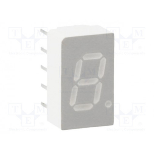 HDSP-A101; Display: LED; 7-segment; 7.62mm; 0.3