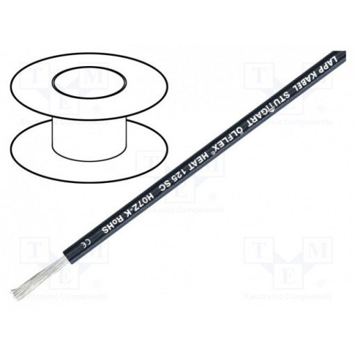 1239002; Wire; ÖLFLEX® HEAT 125 SC; stranded; Cu; 1x10mm2; polyolefine; LAPP KABEL