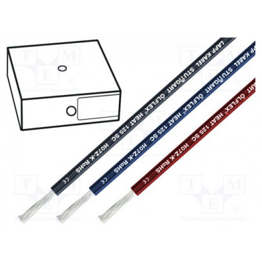 1237009; Wire; ÖLFLEX® HEAT 125 SC; stranded; Cu; 1x4mm2; polyolefine; LAPP KABEL