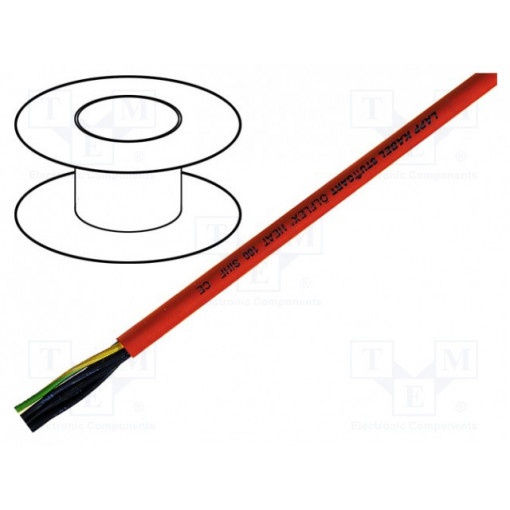 00460213; Wire; ÖLFLEX® HEAT 180 SiHF; Cu; stranded; 4G2,5mm2; silicone; LAPP KABEL 00460213; Wire; ÖLFLEX® HEAT 180 SiHF; Cu; stranded; 4G2,5mm2; silicone; LAPP KABEL