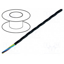 0091316; Wire; ÖLFLEX® HEAT 260 MC; stranded; Cu; 4G1,5mm2; PTFE; black; LAPP KABEL