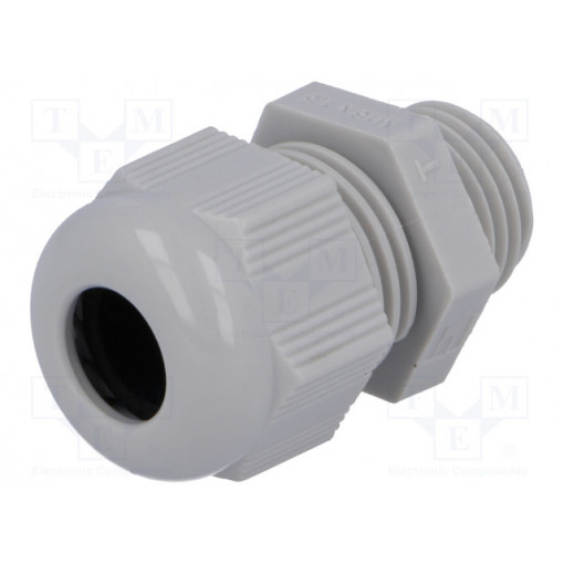 HT M16 RAL7035 92667; Cable gland; M16; IP68; Mat: polyamide; grey; HELUKABEL