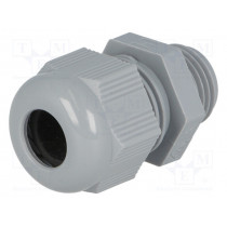 HT M16 RAL7001 92668; Cable gland; M16; IP68; Mat: polyamide; dark grey; HELUKABEL