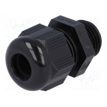 HT M16 RAL9005 92669; Cable gland; M16; IP68; Mat: polyamide; black; HELUKABEL