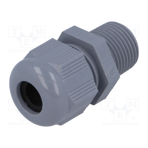 HT 3/8” RAL7001 BSK NPT; Cable gland; NPT3/8