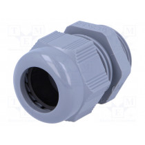 HT M25 RAL7001; Cable gland; M25; IP68; Mat: polyamide; dark grey; HELUKABEL