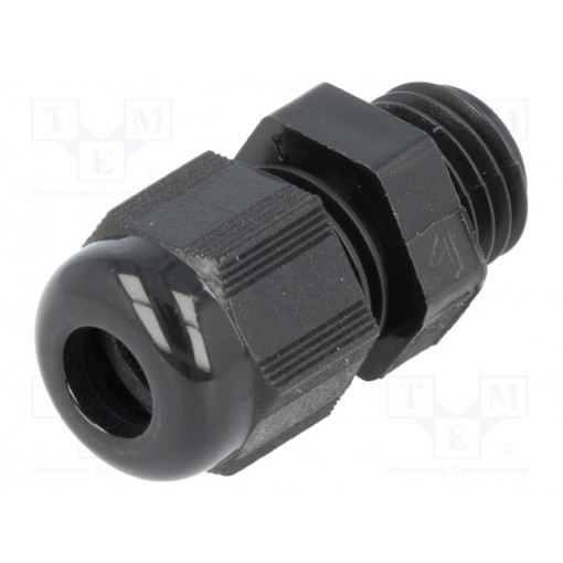 HT M12 RAL9005; Cable gland; M12; IP68; Mat: polyamide; black; HELUKABEL