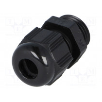HT M16 RAL9005 93938; Cable gland; M16; IP68; Mat: polyamide; black; HELUKABEL