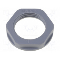 KMK-PA RAL7001 M20; Nut; M20; polyamide; 26mm; dark grey; -40÷100°C; Thread: metric; HELUKABEL