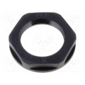 KMK-PA RAL9005 PG7; Nut; PG7; polyamide; 19mm; black; -40÷100°C; Thread: PG; HELUKABEL KMK-PA RAL9005 PG7; Nut; PG7; polyamide; 19mm; black; -40÷100°C; Thread: PG; HELUKABEL