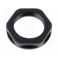 KMK-PA RAL9005 M25; Nut; M25; polyamide; 32mm; black; -40÷100°C; Thread: metric; HELUKABEL