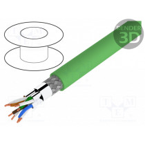 803693; Wire; S/FTP,HELUKAT® 500IND; 6a; CC-Link,industrial Ethernet; HELUKABEL