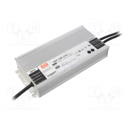 HEP-480-24A; Power supply: switched-mode; to work in difficult conditions; MEAN WELL