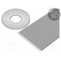 HF365/50SF (100FT); Wire: ribbon; 1.27mm; stranded; Cu; 50x28AWG; unshielded; 30,5m; 3M GCS