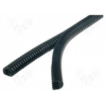 166-11800; Protective tube; ØBraid : 11mm; polyamide; black; Len: 50m; UL94V-2; HELLERMANNTYTON 166-11800; Protective tube; ØBraid : 11mm; polyamide; black; Len: 50m; UL94V-2; HELLERMANNTYTON