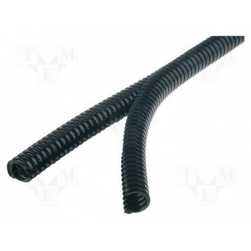 166-11800; Protective tube; ØBraid : 11mm; polyamide; black; Len: 50m; UL94V-2; HELLERMANNTYTON 166-11800; Protective tube; ØBraid : 11mm; polyamide; black; Len: 50m; UL94V-2; HELLERMANNTYTON