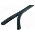 166-11804; Protective tube; ØBraid : 28mm; polyamide; black; Len: 50m; UL94V-2; HELLERMANNTYTON 166-11804; Protective tube; ØBraid : 28mm; polyamide; black; Len: 50m; UL94V-2; HELLERMANNTYTON