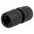 166-24600; Connector; ØBraid : 16mm; polyamide; HelaGuard; -50÷135°C; IP66; HELLERMANNTYTON
