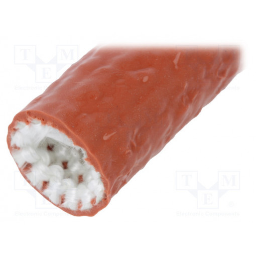 336.810.3; Conduit; ØBraid : 10mm; L: 30m; -55÷260°C; Øout: 15mm; Body: red; ANAMET EUROPE