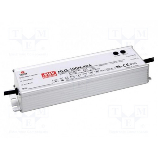 HLG-100H-54A; Power supply: switched-mode; LED; 95.58W; 54VDC; 49÷58VDC; IP65; MEAN WELL