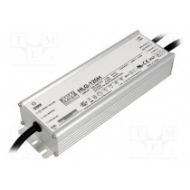 HLG-120H-24B; Power supply: switched-mode; LED; 120W; 24VDC; 5A; 90÷305VAC; IP67; MEAN WELL