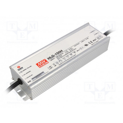 HLG-150H-12; Power supply: switched-mode; LED; 150W; 12VDC; 12.5A; 90÷305VAC; MEAN WELL